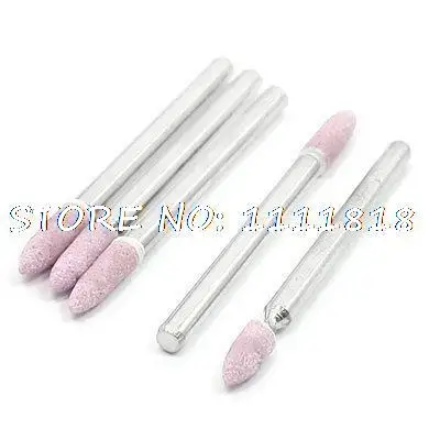 

3mm Round Shank 3.2mm Pink Mounted Points Grinding Stone 5 Pcs