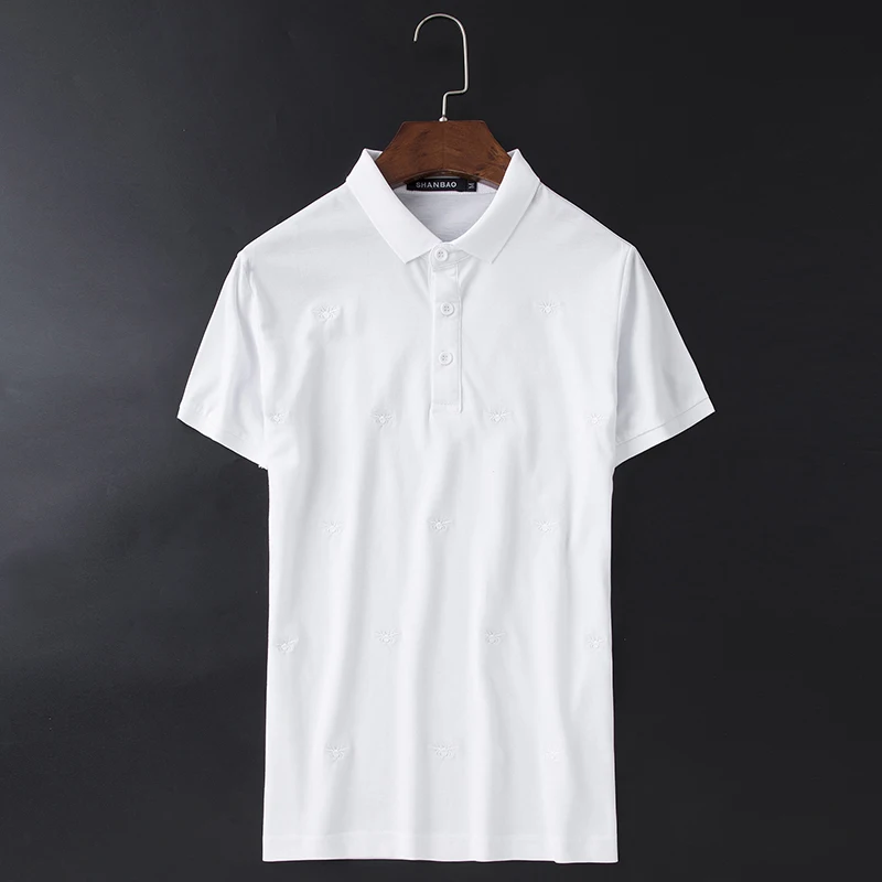 

Hot Sale Brand Designer Polos 2019 New Summer Men Polo Shirts Short Sleeve Embroidery Design Breathable Casual Shirt 5XL 9208