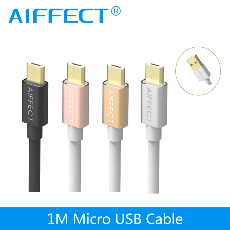 AIFFECT Micro USB Cable 5V3A Fast Charging Mobile font b Phone b font USB Charger Cable