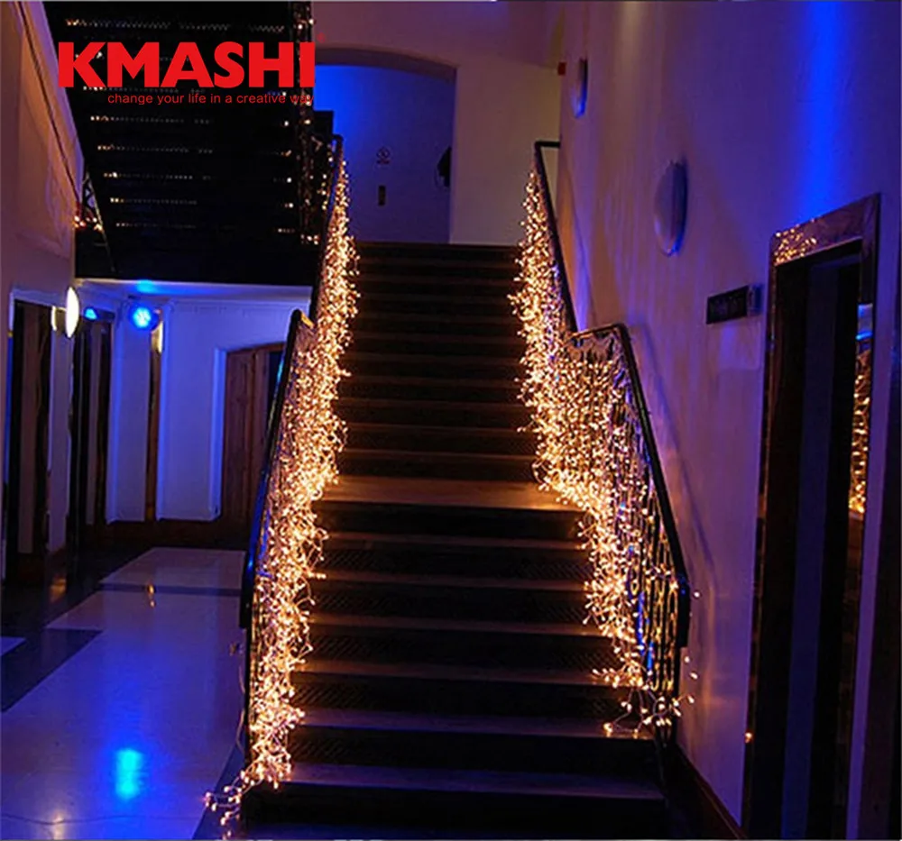 5m 216led Hot Christmas Lights Led Curtain Icicle Light For