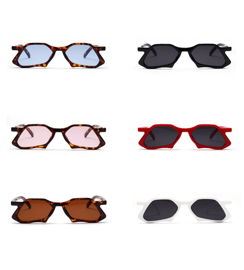 vintage polygon sunglasses men detail (3)