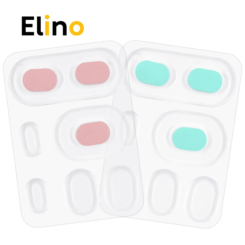 

Elino 12 Pcs Gel High Heel Pads Feet Protector Sticker Ladies Silicone Insoles Cushion Anti-Slip Shoe Pads Feet Care Tools