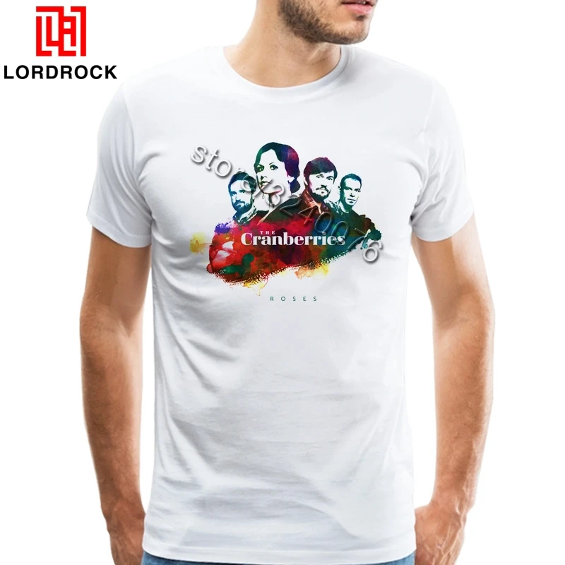 

Fashion T Shirt The Cranberries TShirt Casual Dolores O'Riordan Tee Shirt O Neck Short Sleeve Men Shirts Band Merchandise