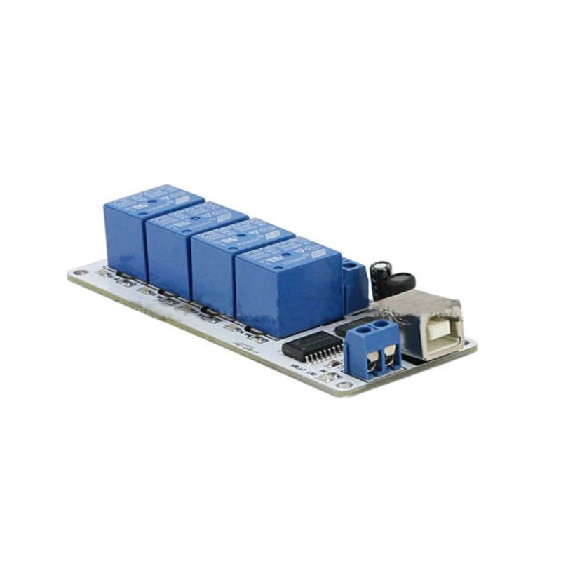 

12V 4 Channel USB Relay Module Opto-couple For Arduino Robotics