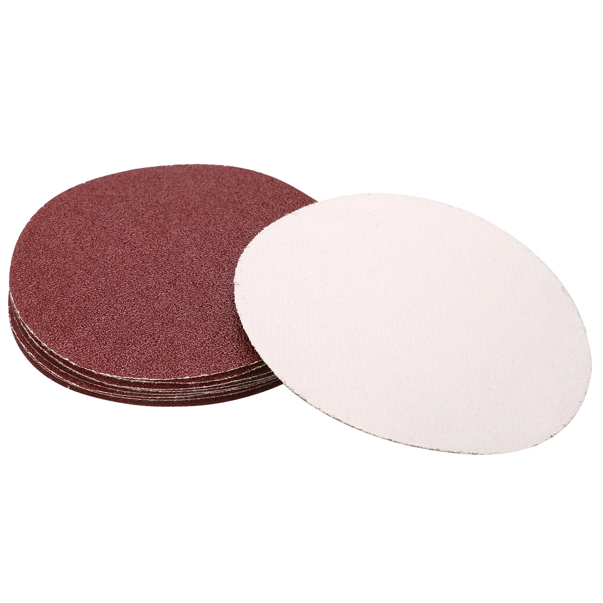 10Pcs 125mm  5inch Sanding Discs 60/80/120/240 Grit Sanding Discs Mount Rubber Pad Sander + M14 Pad For Drill Angle Grinder