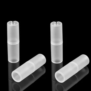 

4X Battery Adapter Convertor Size AAA R03 to AA LR6 + Plastic Box