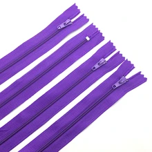 10 шт. 8 дюймов(20 см) фиолетовые нейлоновые молнии портновский пошив ремесло одежда аксессуары Crafter#3