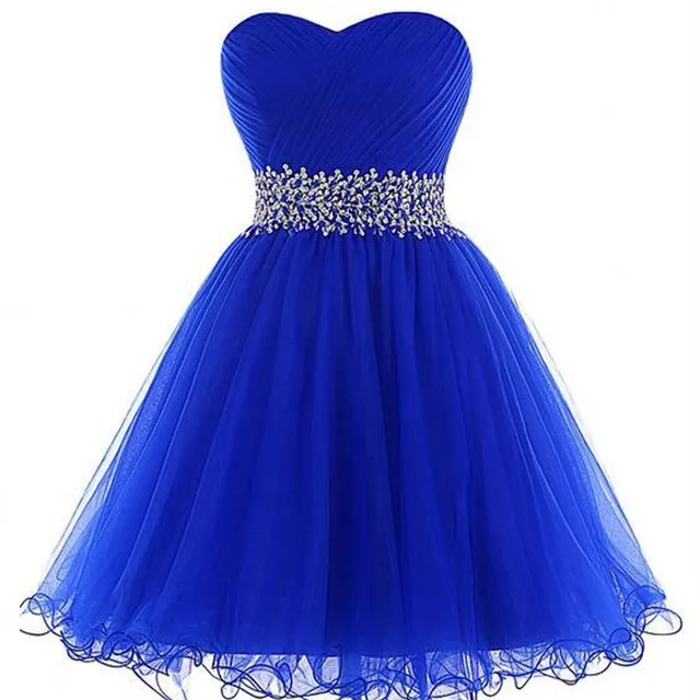 Buy Royal Blue Short Prom Dresses Mini Cheap 2017 Real