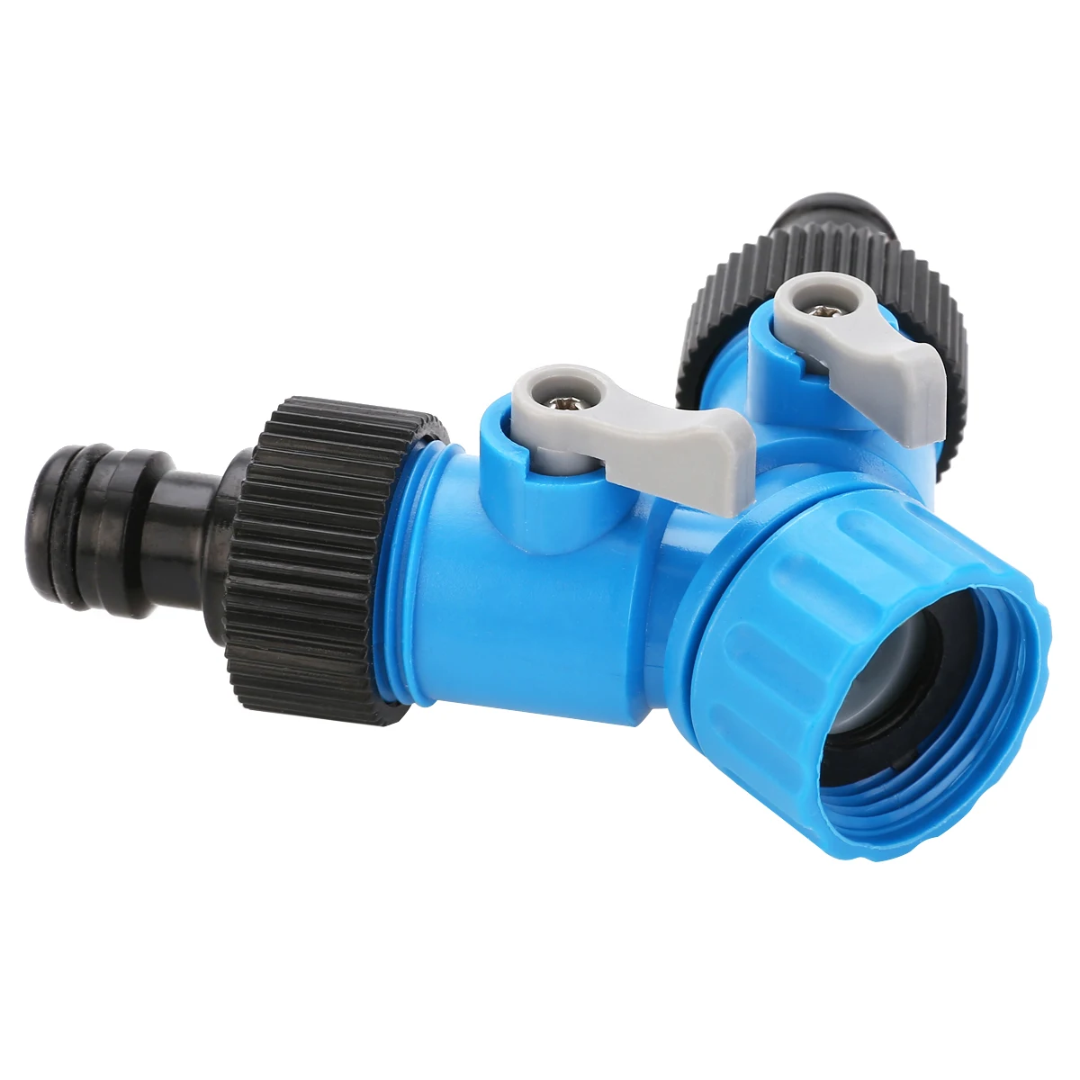 

3/4" Water Tap Splitter Two Way Quick Connector Adaptor Y Hose Pipe Garden Irrigation Splitter Tap Fitting For Waterring