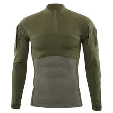 Походная рубашка с длинным рукавом, тактическая рубашка, 5XL, армейские военные боевые футболки, одежда для кемпинга, охоты, спорта на открытом воздухе