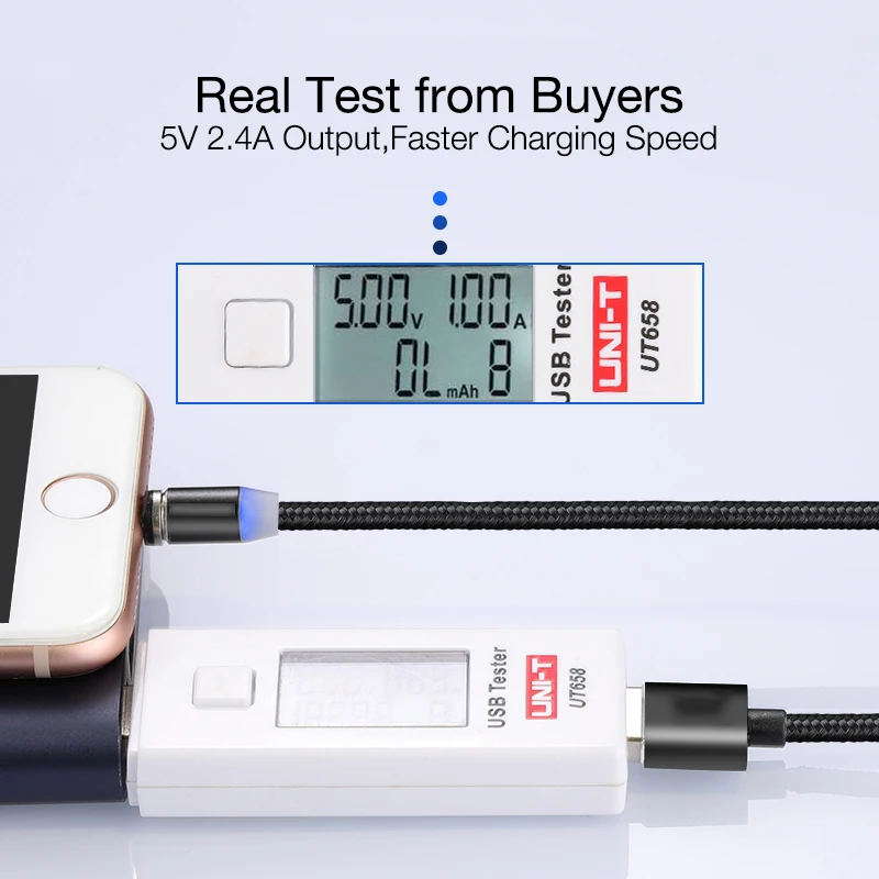 Lasaier светодиодный магнитный кабель и кабель Micro USB и кабель usb type C с нейлоновой оплеткой Магнитный кабель для зарядного устройства для iPhone Xs Max