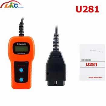 

Low Price U281 OBD2 Code Reader 16 pin OBDII Socket Car Fault Code Reader CAN BUS OBDII Engine Code Reader Car Diagnostic Tools