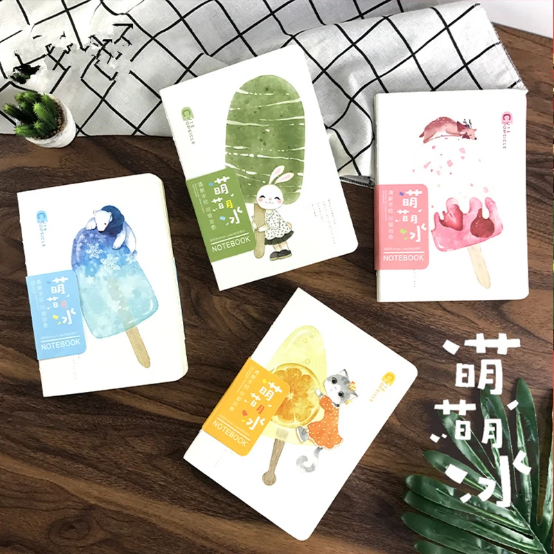 

Creative stationery A5 nude Edition cute Popsicle notebooks and journals Hand book notes Notepad calendar school office supply