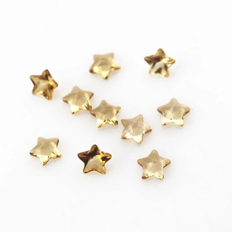 New Arrival 100pcs Birthstone Gold Crystal Star Floating Charms Living Resin Memory Lockets Pendants DIY Jewelry Charm | Украшения и