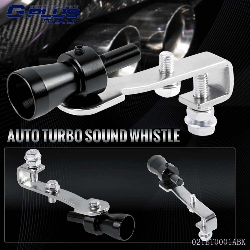 Free Shipping Universal Car Black Turbo BOV Sound Whistle Simulator