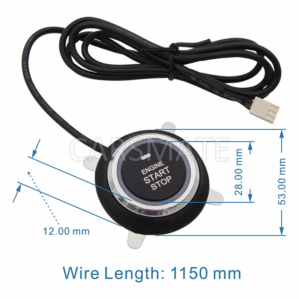 universal car engine start stop push button 10 minutes countdown ten minutes countdown