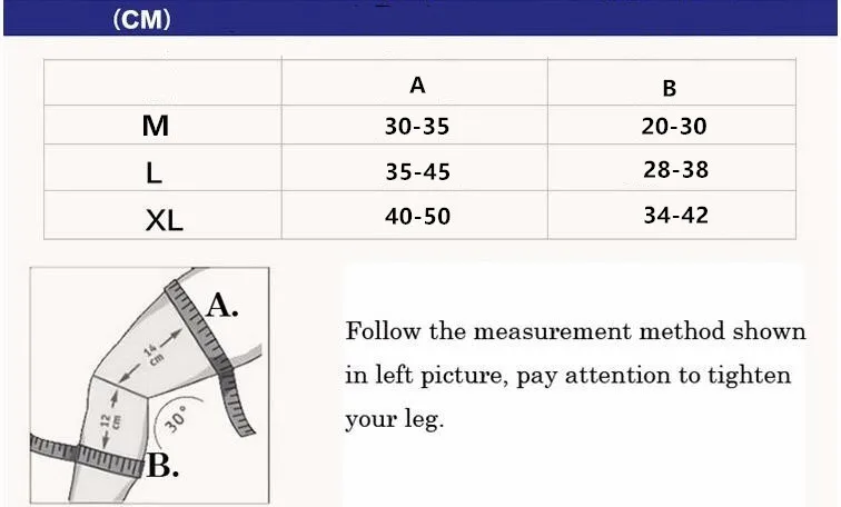 asics volleyball knee pads size chart