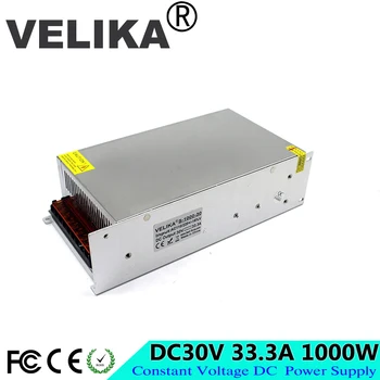 

Universal DC 30V Power Supply 33.3A 1000W Led Driver Transformer 110 220V AC DC30V SMPS for Industry Mechanical Equipment