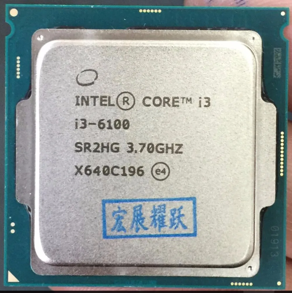 

Intel Core Processor I3 6100 I3-6100 LGA1151 14 nanometers Dual-Core 100% working properly Desktop Processor