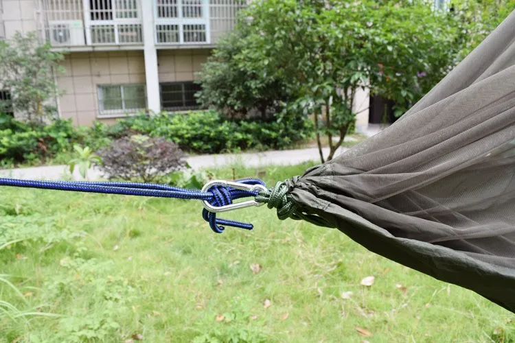 Cama de Suspensão da Rede de Acampamento da Tela do Paraquedas Camourflage do Exército da Rede do Mosquito 750g com o Verde ou 260mm * 140mm 3 High Quality Esporte e Lazer