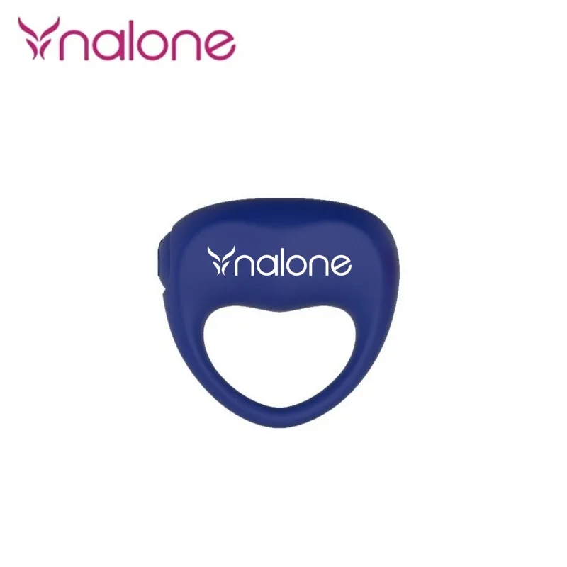 Nalone Ping Vibrating Single Speed Silicone Penis Ring, Blue 