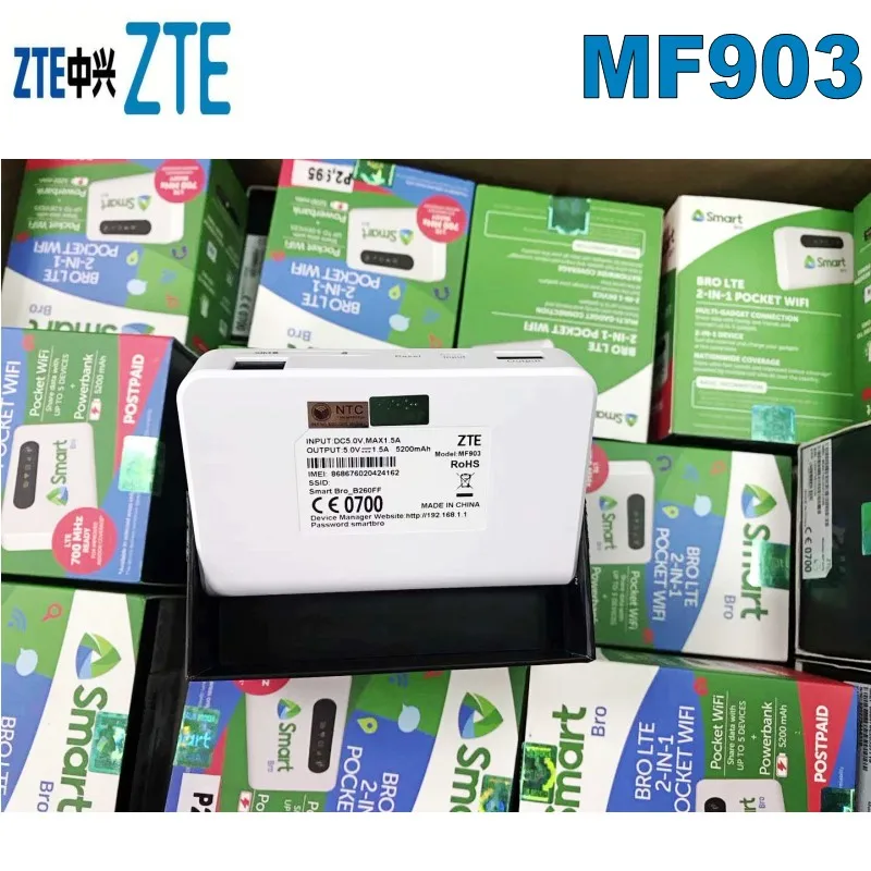 Разблокированная Мобильная точка доступа ZTE MF903 со слотом для SIM карты 150 Мбит/с