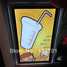 Акриловая рамка для плаката СИД светлая рамка из кристалла реклама магазина ресторан дисплей меню a1 размеры