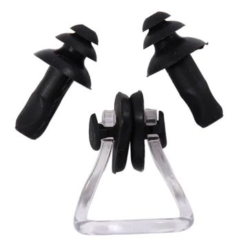 

Waterproof Soft Swimming Earplugs Nose Clip Case Protective Prevent Water Protection Ear Plug Soft Silicone Swim Dive Supplies