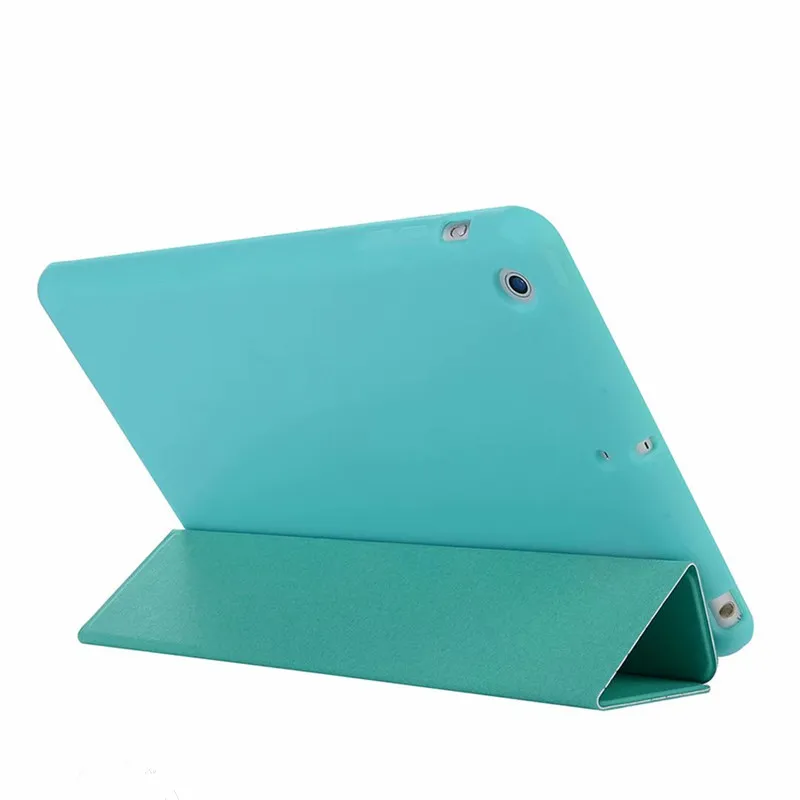 Чехол для iPad Mini 3 2 1 чехол ПУ кожа Силикон Мягкая задняя крышка с трехслойной