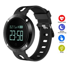 DM58 смарт-браслет кровяное давление монитор сердечного ритма водонепроницаемый смарт-часы напоминание трекер активности умный Браслет для IOS Android