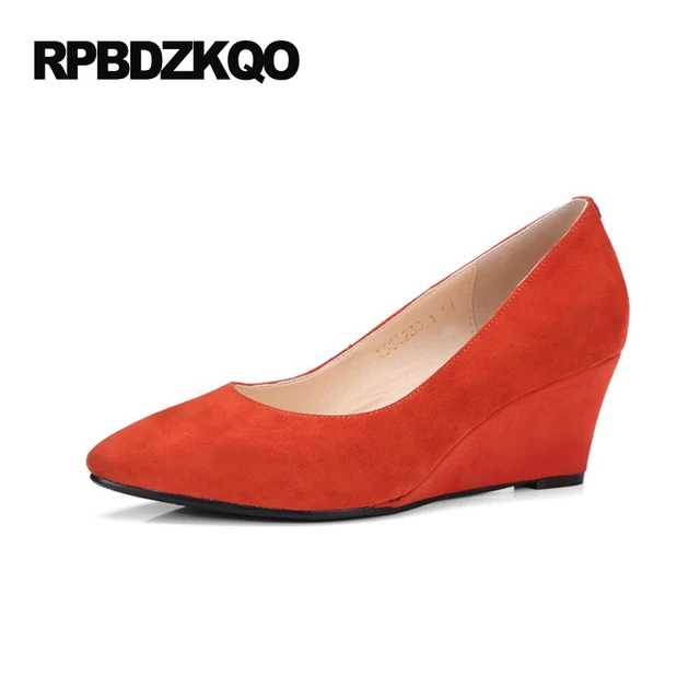 Office Small Size Suede Orange Pumps Shoes 33 High Heels Office Small Size Suede Orange Pumps Shoes 33 High Heels Las Ivory 4 34 2017