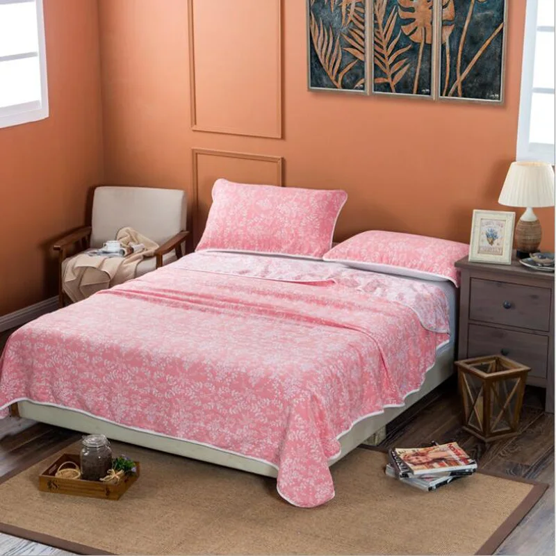 

Cotton Gauze Towel Throw Blanket Quilt for Bed Sofa Summer Soft Comfortable Warm Plaid Cover Comforter Winter Bedsheet