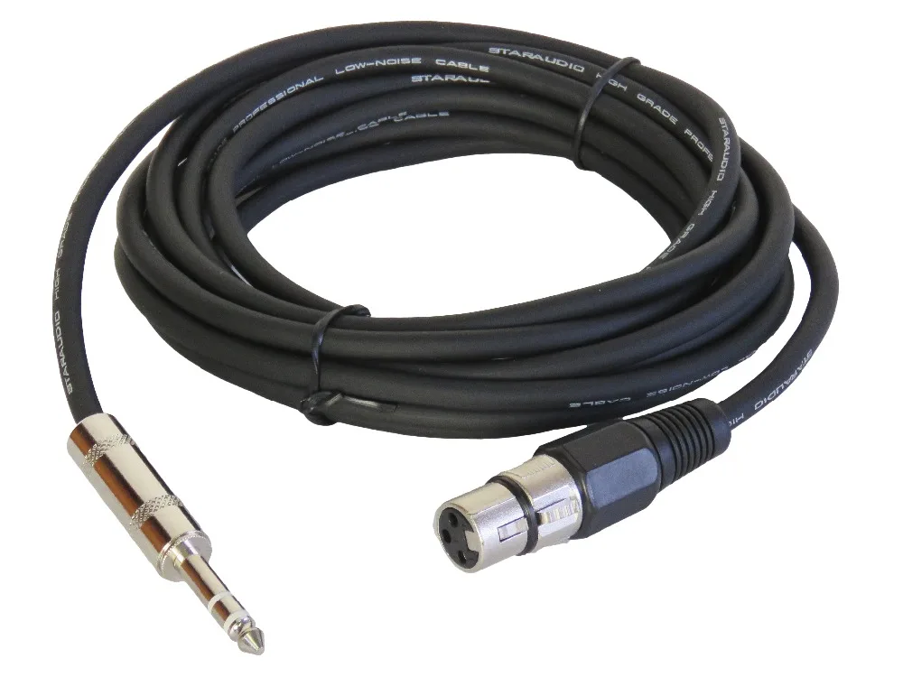 STARAUDIO SSFC 450CM 4 шт. 15 футов (4 5 м) DJ система XLR четверть дюйма стерео штекер к 3Pin