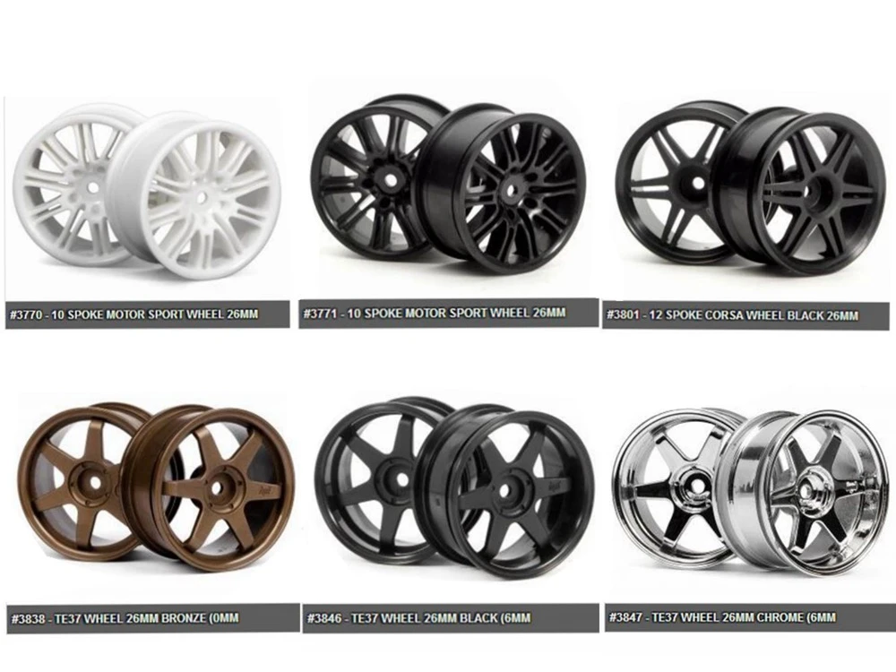 Hpi Racing 1/10 Rc Car On Road Rim 