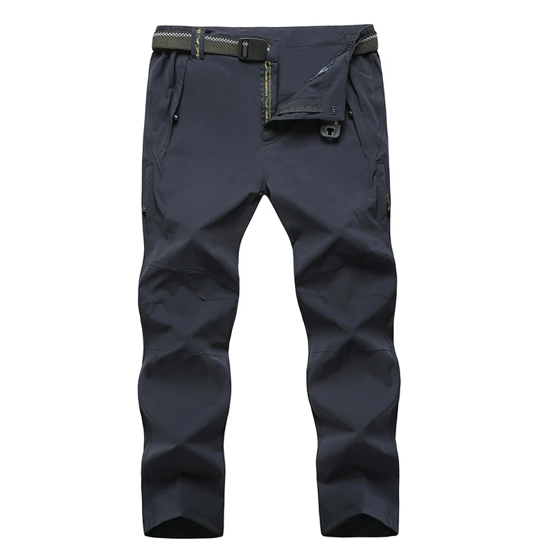 TACVASEN, мужские летние штаны, дышащие быстросохнущие штаны, весенние военные штаны, тонкие походные брюки, большие размеры 8XL TD-LMM-001 - Цвет: Dark blue