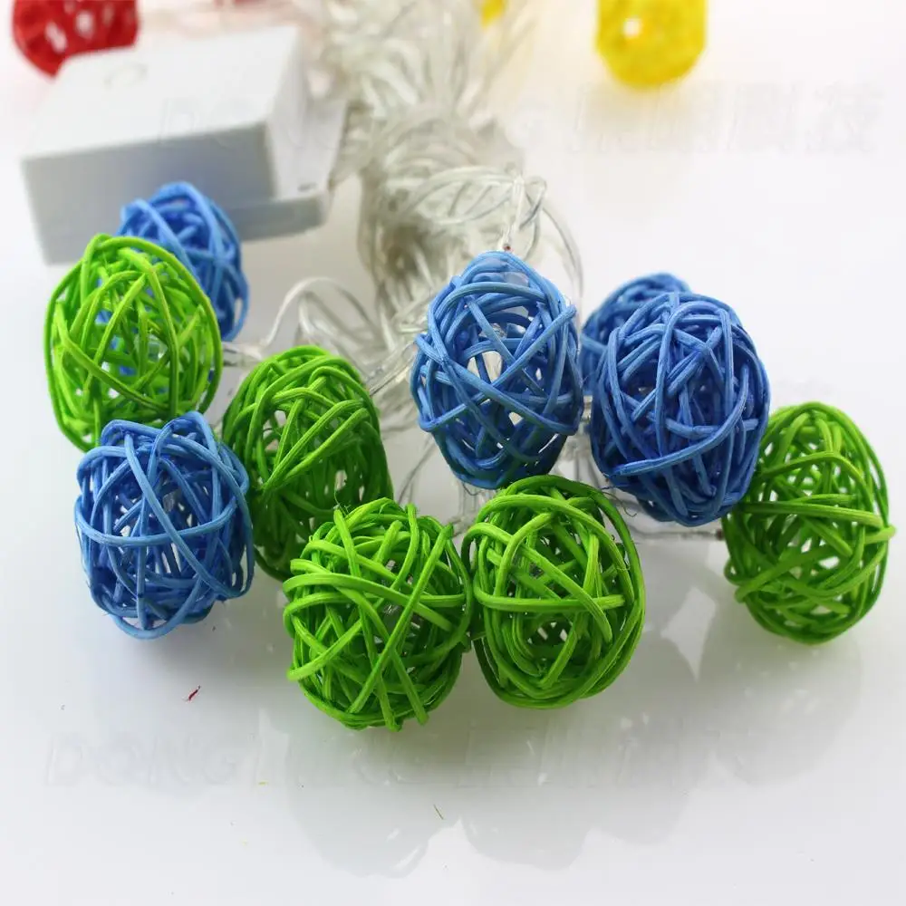 Fashion LED Ball string light colorful festival decoration 5 m 20leds AC110V/220V Christmas tree lights | Лампы и освещение