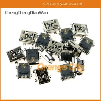 

ChengChengDianWan 3 models Mini USB charger socket Data charger port Adapter For playstation 3 ps3 Controller 5 pins 60pcs/lot
