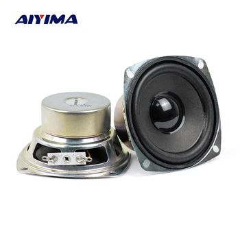 

AIYIMA 2Pcs 3Inch Audio Portable Speakers 4Ohm 10W Full Range Speaker High Power DIY Multimedia Speaker