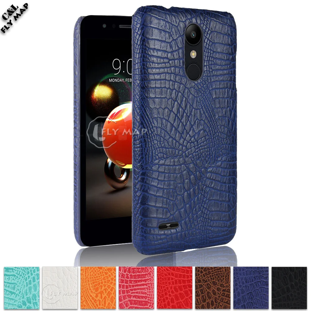 Crocodile Case for LG K8 2018 X210EM LM-X210EM LMX210EM Hard PC Protective Phone Cover X210NMW LM-X210NMW LMX210NMW Case Housing