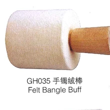 Войлок браслет полировка оправки деревянный браслет делая инструменты