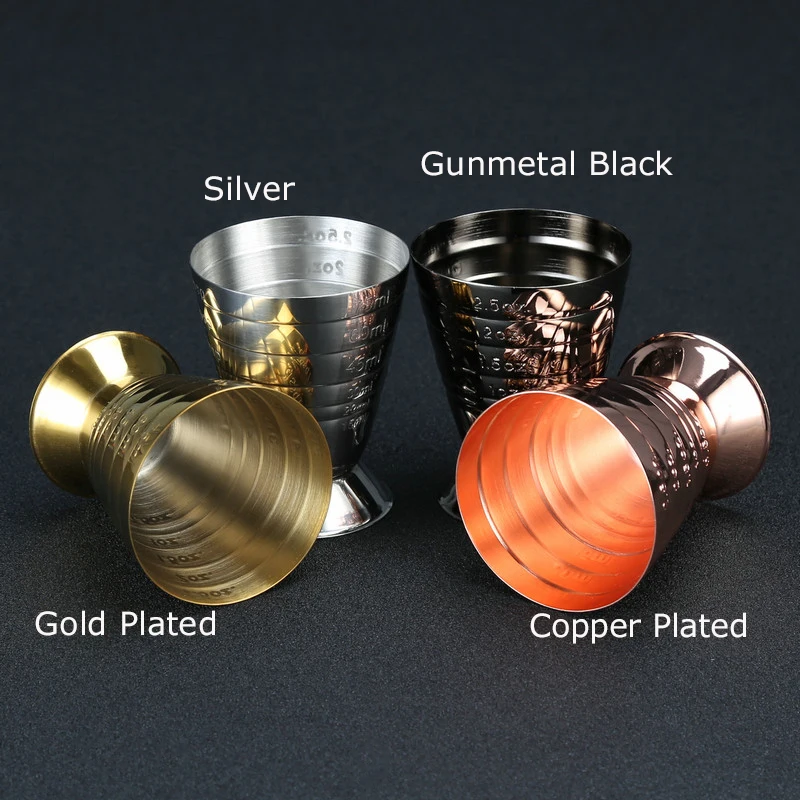 Stainless Steel Bar Cocktail Jigger Magic Jigger Bar Measures Multi Level Measuring Jigger