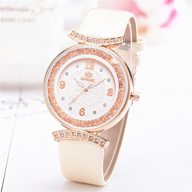 New Women 's Fashion Leather Band Analog Quartz Diamond Wrist Watch Watches Bracelet ladies watch drop shipping New Women 's Fashion Leather Band Analog Quartz Diamond Wrist Watch Watches Bracelet ladies watch drop shipping
