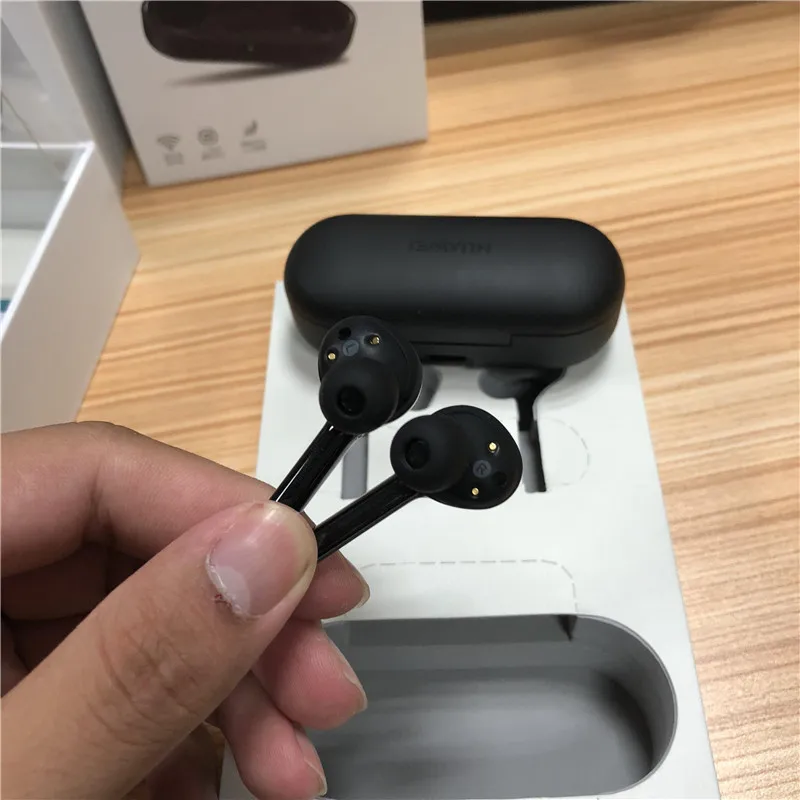 В наличии Оригинальные HUAWEI FreeBuds беспроводные Bluetooth наушники с микрофоном Музыка
