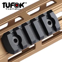 TuFok Mlok Picatinny Weaver Rail адаптер M-lok 5 слотов рельсовая секция ультра тонкий прицел Крепление Пикатинни рейка база