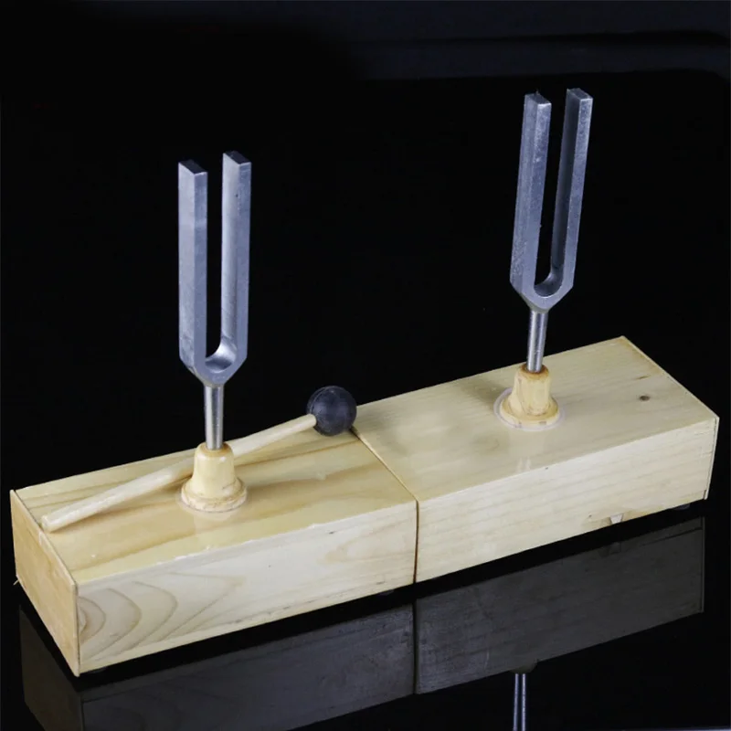 512hz Resonance Tuning Fork Wooden Speaker Steel Fork Teaching Fork