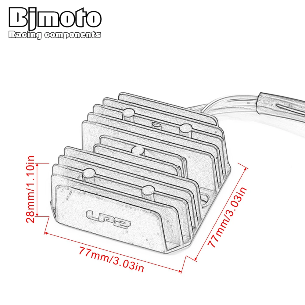 BJMOTO мотоцикл FMX 650 2005 2006 Регулятор выпрямителя Для Honda 31600 MFC 641 FMX650 2006|Зажигание