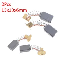 2 шт. мини-дрель Замена для электрической мясорубки угольные щетки запасные части для электродвигателей Dremel роторный инструмент 15x10x6 мм