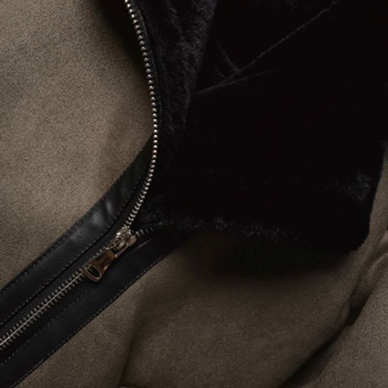 Vintage Fashion Mens Fur Lined Coats Autumn Winter Warm Mens Fur Leather Jackets Overcoats Thick Fur Coat Men Plus Size 4XL A318 Vintage Fashion Mens Fur Lined Coats Autumn Winter Warm Mens Fur Leather Jackets Overcoats Thick Fur Coat Men Plus Size 4XL A318