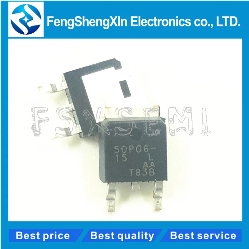 10 шт./лот SUD50P06 15L 50P06 50A 60V TO 252 MOSFET|Интегральные схемы| |