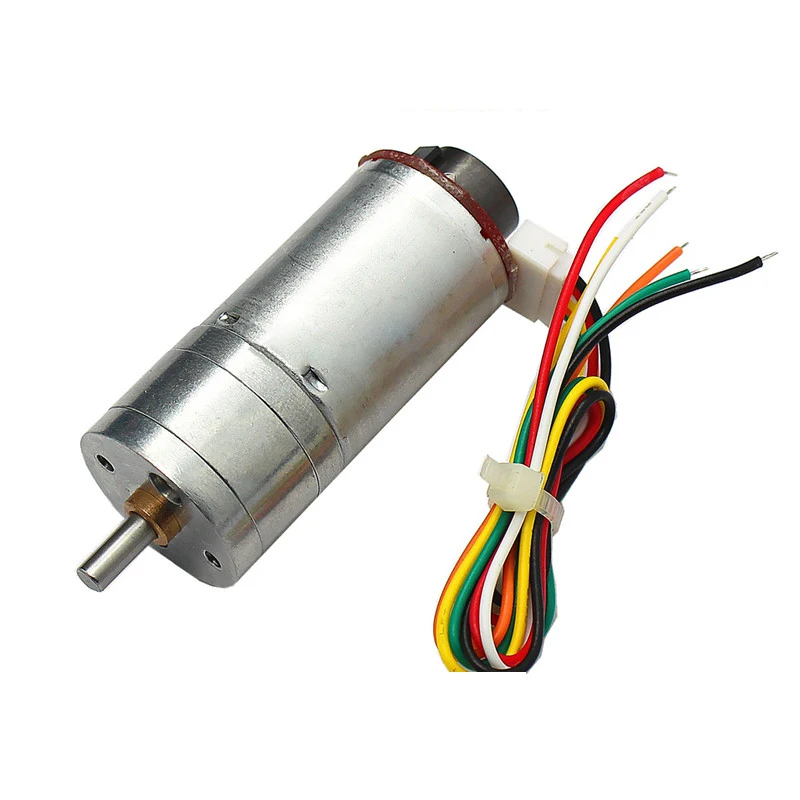 

25GA370 DC Geared Motor with Encoder Geared Motor Speed Disc Large Power High Torque Motor Balance Car Special Motor